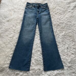 American Eagle Next Level Stretch High Rise Kick Boot Crop Jeans